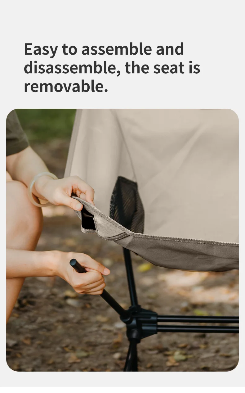Naturehike Portable Folding Chair With Storage Bag Outdoor Lounge Chairs Lightweight Camping Picnic BBQ Fishing Widen Chairs