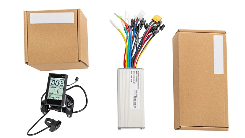 LCD S830 Display E-bike Accessories Parts Brushless Controller for E-Car E-Scooter Electric Bicycle Support USB Charging