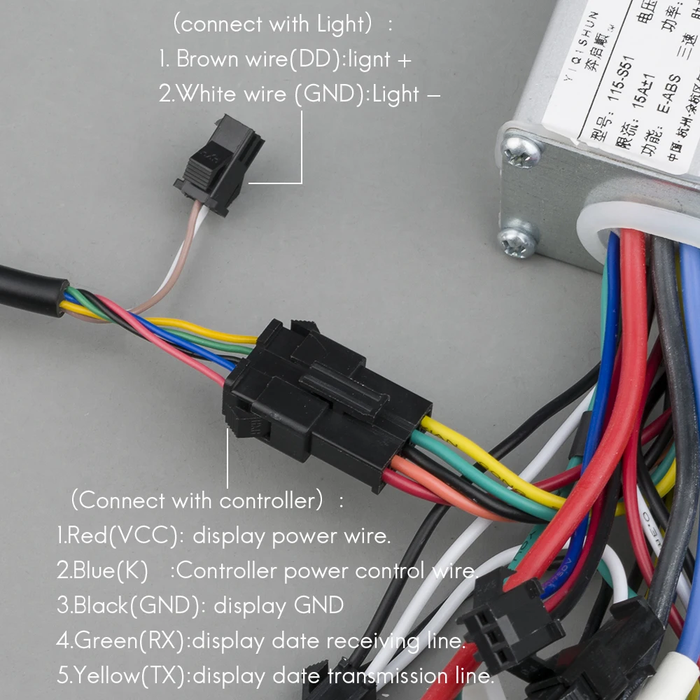 LCD S830 Display E-bike Accessories Parts Brushless Controller for E-Car E-Scooter Electric Bicycle Support USB Charging