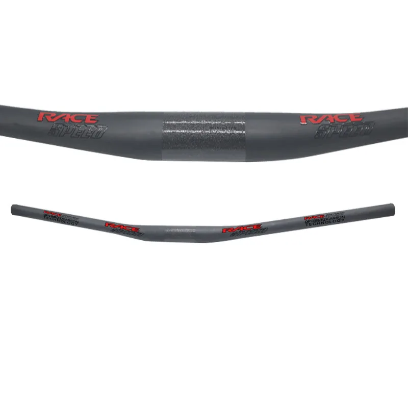 SPEED carbon handlebar 31.8mm * 600-800MM Carbon Mountain Bike Bicycle Handle Bar UD Matte MTB Handlebar 4 upsweep 9 backsweep