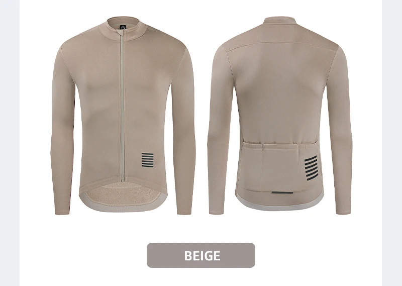 YKYWBIKE Men's Cycling Jersey Winter&Autumn Long Sleeve Thermal Fleece lining Bicycle Warm Jacket Road Bike MTB Clothing
