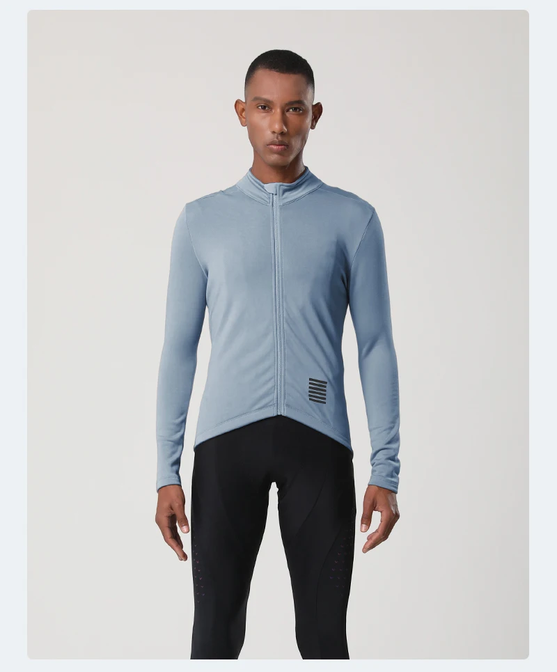 YKYWBIKE Men's Cycling Jersey Winter&Autumn Long Sleeve Thermal Fleece lining Bicycle Warm Jacket Road Bike MTB Clothing