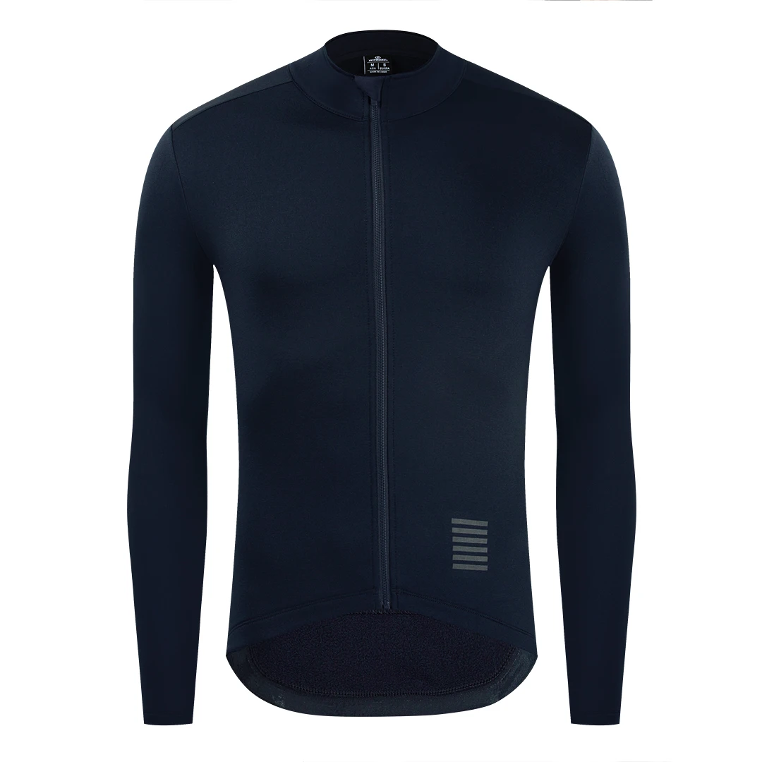 YKYWBIKE Men's Cycling Jersey Winter&Autumn Long Sleeve Thermal Fleece lining Bicycle Warm Jacket Road Bike MTB Clothing