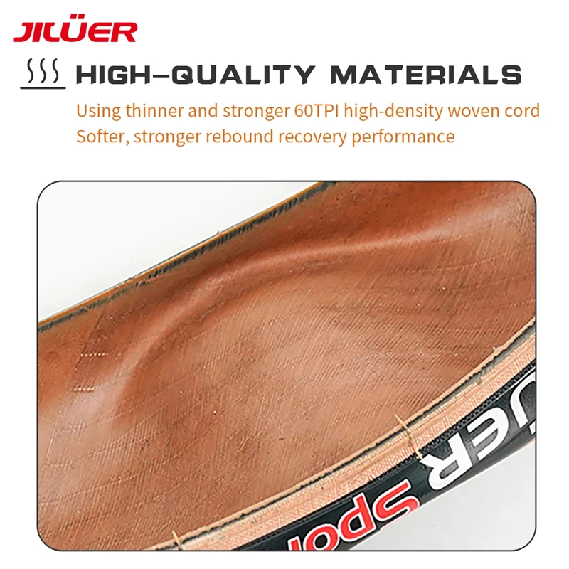 JILUER MTB Bicycle Tire 26x1.95 27.5x2.1 27.5x2.2 29x2.2-INCH MTB Bike Off-road Downhill Tire 60 TPI Yellow Bike Tire