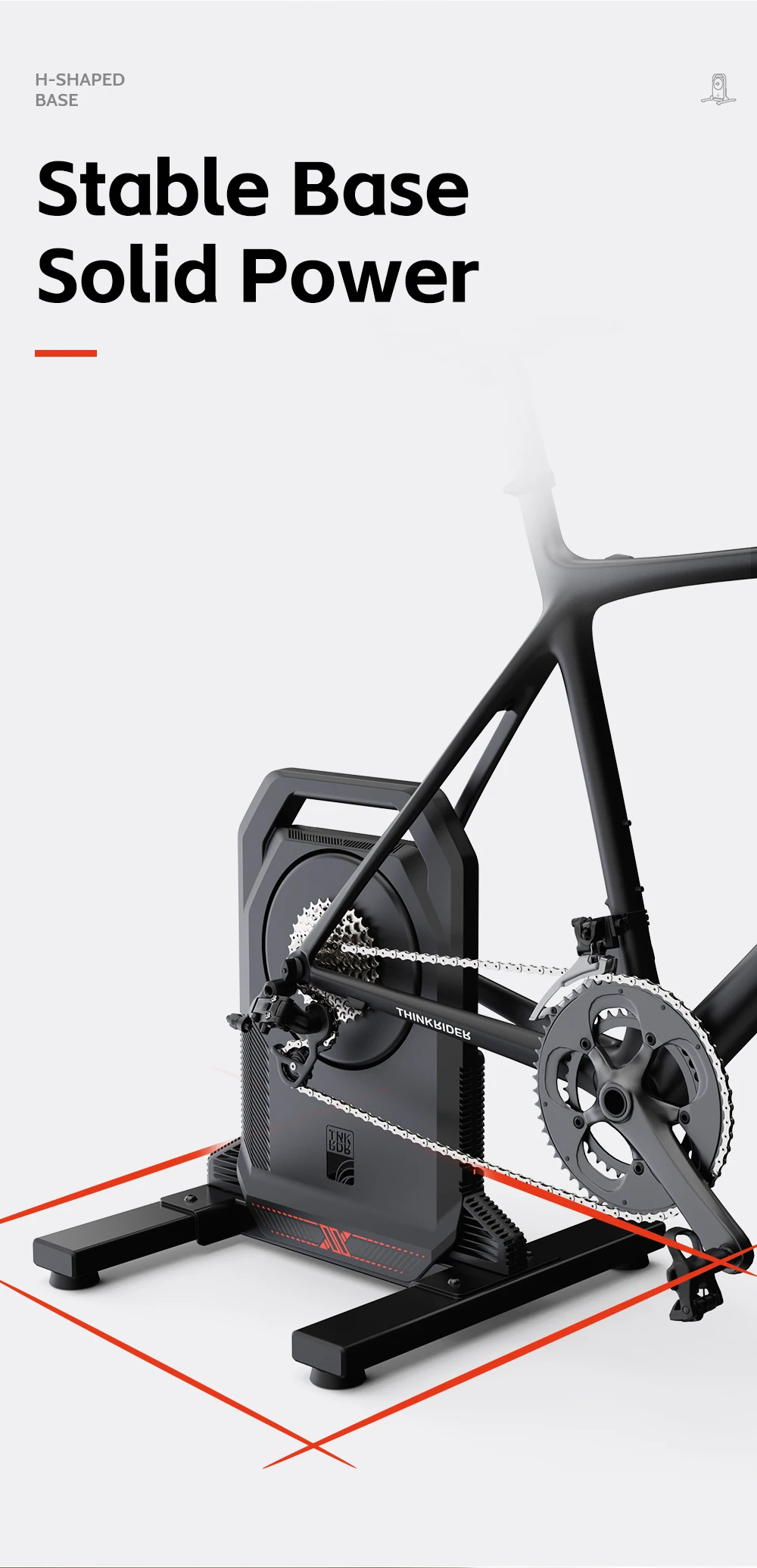 ThinkRider XXPRO Direct Drive Smart Bike Trainer Max 2500W Indoor Training Generate Electricity By Oneself Bicycle Roller