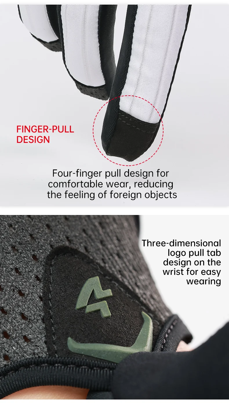 LAMEDA Professional MTB Cycling Gloves Spring Bicycle Gloves Touchscreen Shock Gel Pad Full Finger Road Bike Gloves Accessories