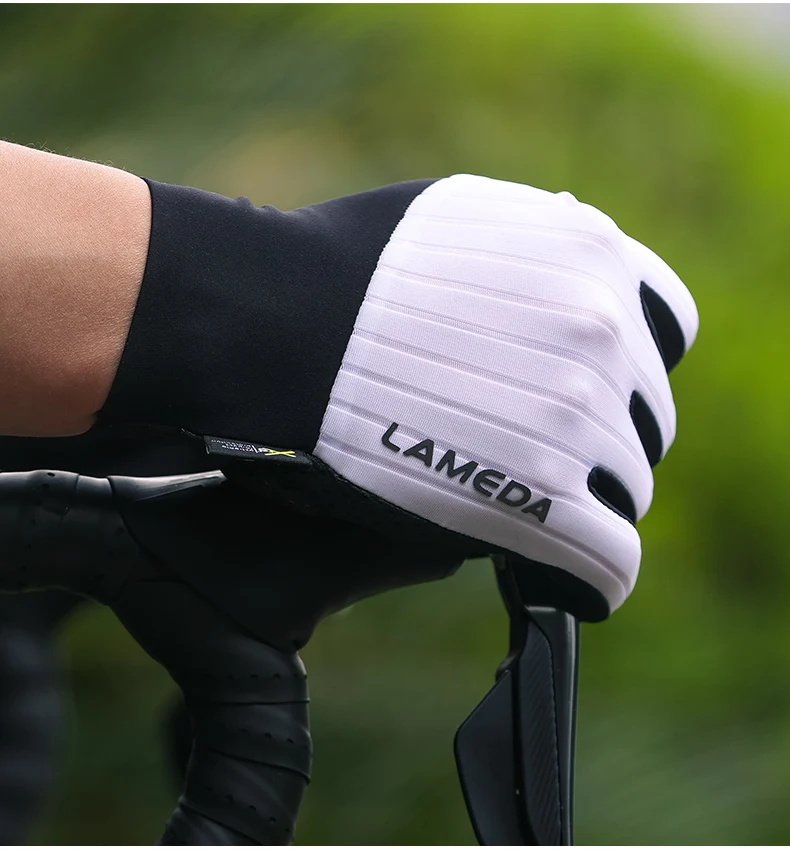 LAMEDA Professional MTB Cycling Gloves Spring Bicycle Gloves Touchscreen Shock Gel Pad Full Finger Road Bike Gloves Accessories