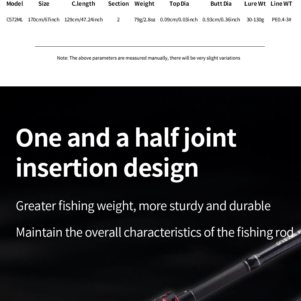 Fishing Rod for Casting Jigging Rod 1.7m slow Jigging Rod Powerful titanium tip for squid Octopus egi Boat Rod