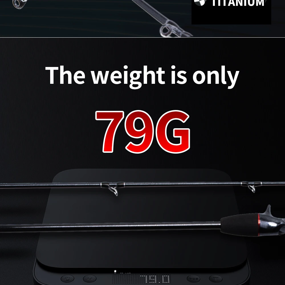 Fishing Rod for Casting Jigging Rod 1.7m slow Jigging Rod Powerful titanium tip for squid Octopus egi Boat Rod