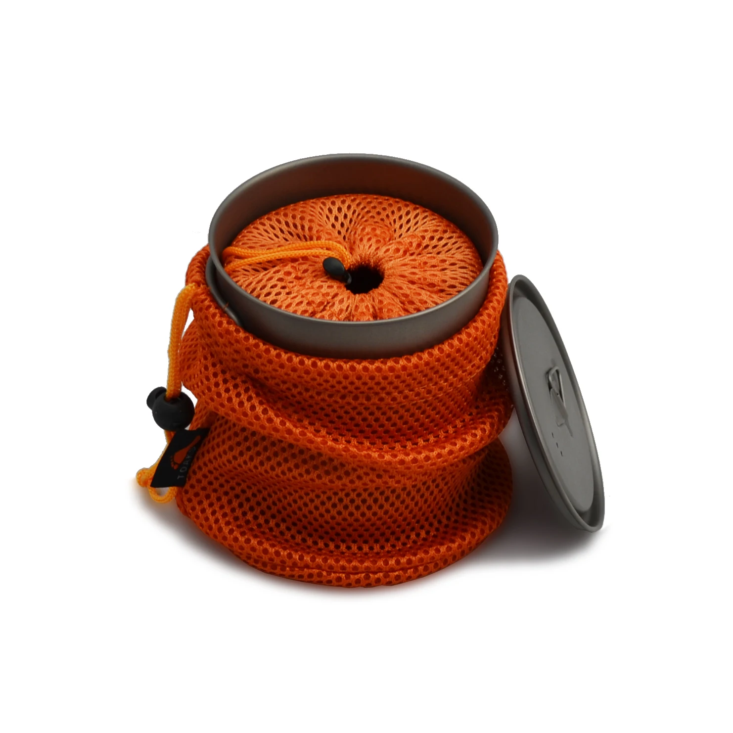 TOAKS Titanium 750ml Pot and 450ml Cup (Ultralight Version) Set Titanium Outdoor Tableware Camping Mug Pot
