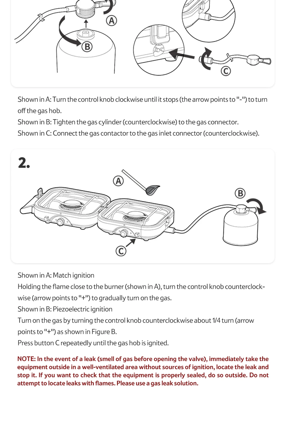 Naturehike Dual Fire Folding Gas Stove Outdoor Portable Picnic Equipment Camping Cookware NH22RJ003