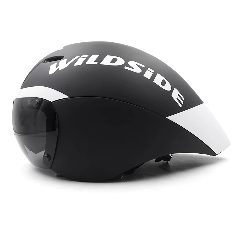 Wildside Aero TT Road Bicycle Helmet Racing Cycling Sports Triathlon TT Ultralight Bike Safety Helmet Goggles Bike accessories