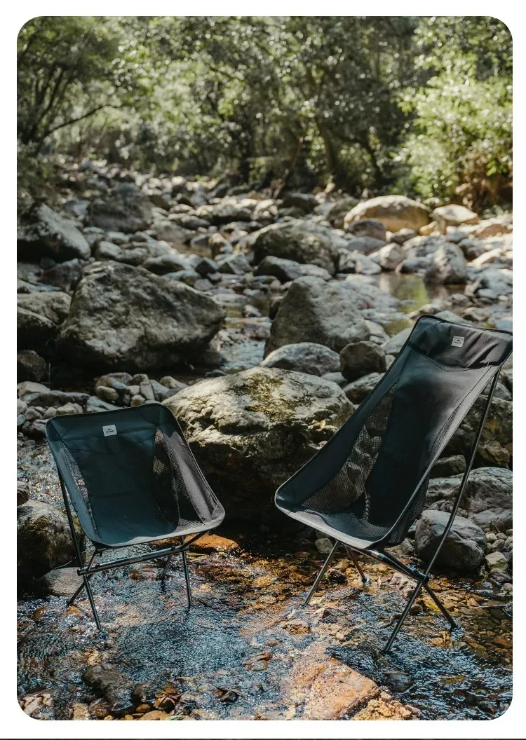 Naturehike L04 Camping Moon Chair Folding Lightweight Garden Chair Waterproof Durable Outdoor Fishing Picnic Travel Relax Chair