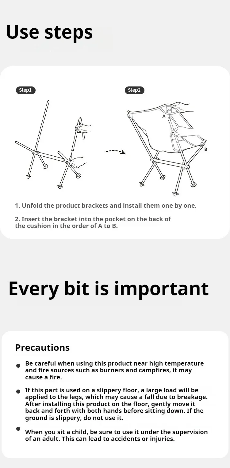 Naturehike L04 Camping Moon Chair Folding Lightweight Garden Chair Waterproof Durable Outdoor Fishing Picnic Travel Relax Chair