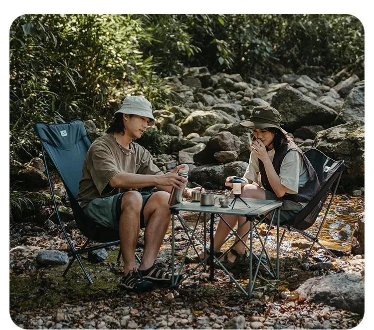 Naturehike L04 Camping Moon Chair Folding Lightweight Garden Chair Waterproof Durable Outdoor Fishing Picnic Travel Relax Chair