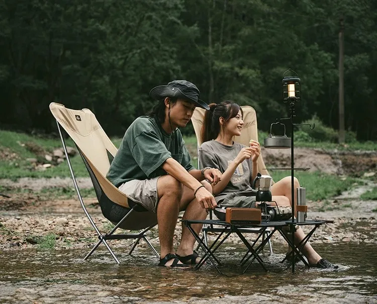 Naturehike L04 Camping Moon Chair Folding Lightweight Garden Chair Waterproof Durable Outdoor Fishing Picnic Travel Relax Chair