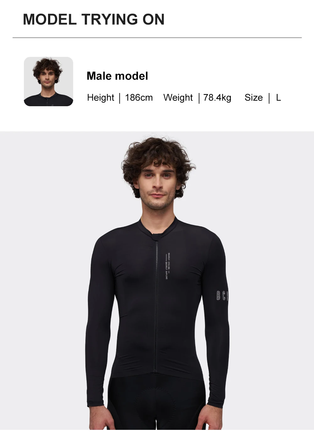 BCBE-ING Men Cycling Jersey Long Sleeve Pro Aero Fit Lightweight Bicycle Cholting MTB Road Bike Jersey Maillot Ciclismo Hombre