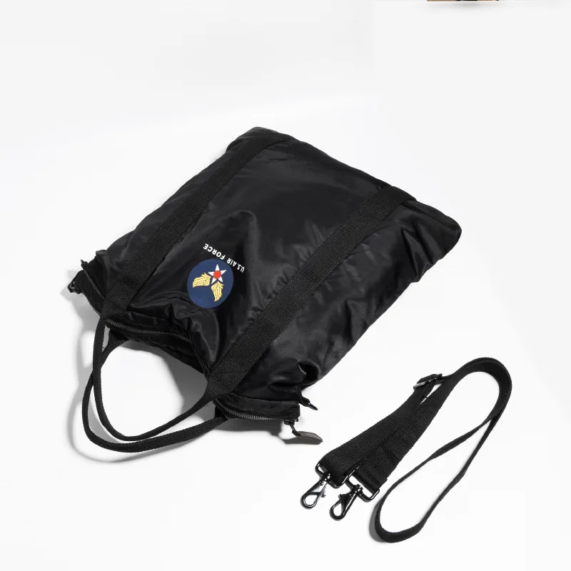 OKONKWO Pilot Nylon Helmet Pack Hand-held Crossbody Bag Motorcycle Hat Package Single Shoulder Bundle Outdoor Riding Skiing Gear