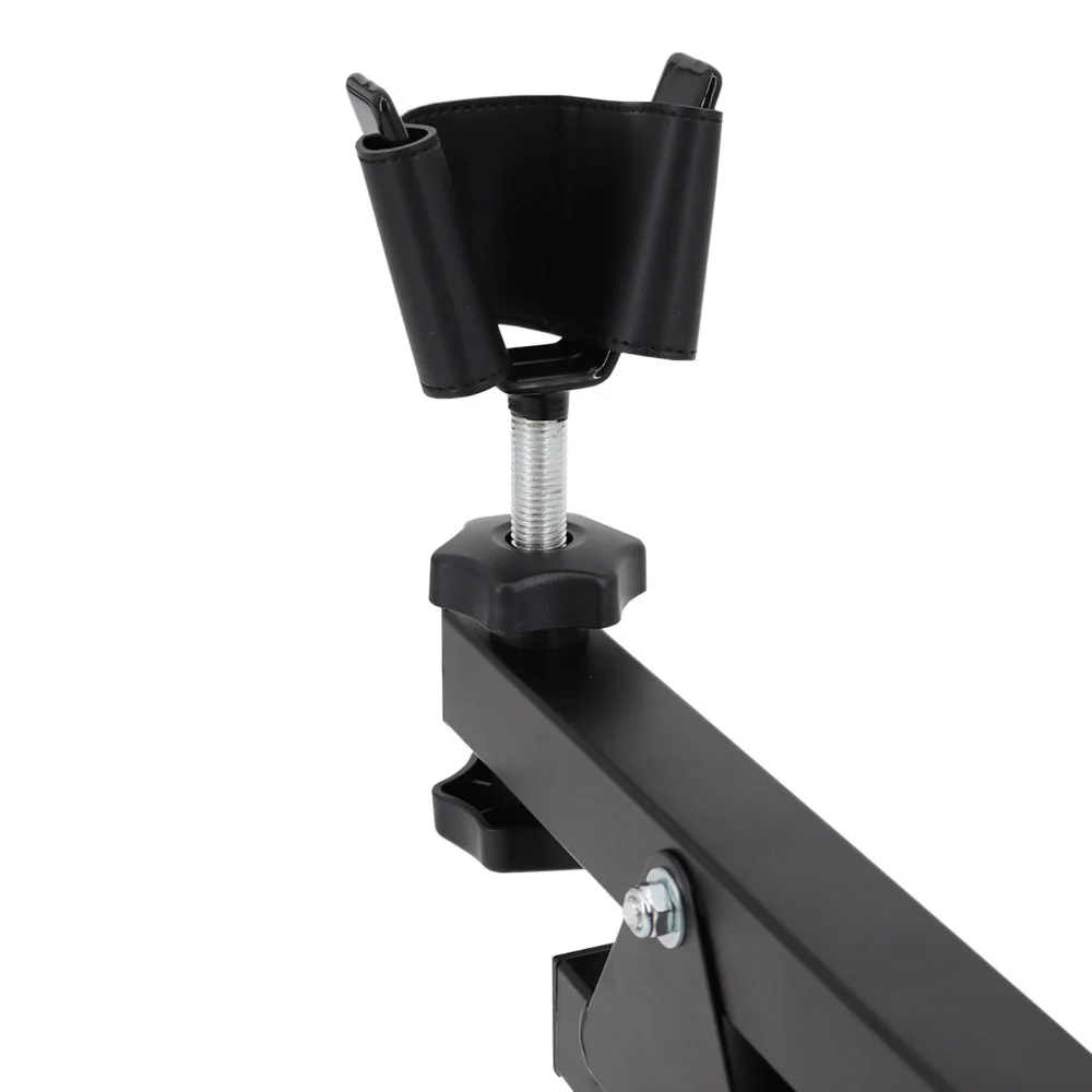 VULPO Tactical Gun Rifle Cleaning&Maintenance&Display Cradle Holder Shot Gun Bench Rest Stand Rifle Holder Steel Shooting Stand