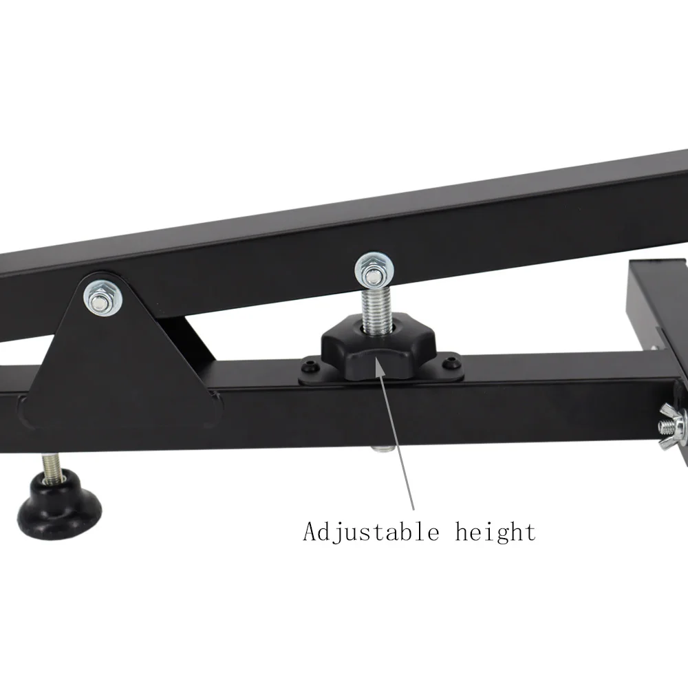 VULPO Tactical Gun Rifle Cleaning&Maintenance&Display Cradle Holder Shot Gun Bench Rest Stand Rifle Holder Steel Shooting Stand