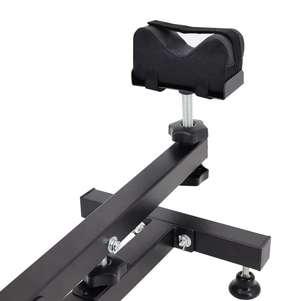 VULPO Tactical Gun Rifle Cleaning&Maintenance&Display Cradle Holder Shot Gun Bench Rest Stand Rifle Holder Steel Shooting Stand