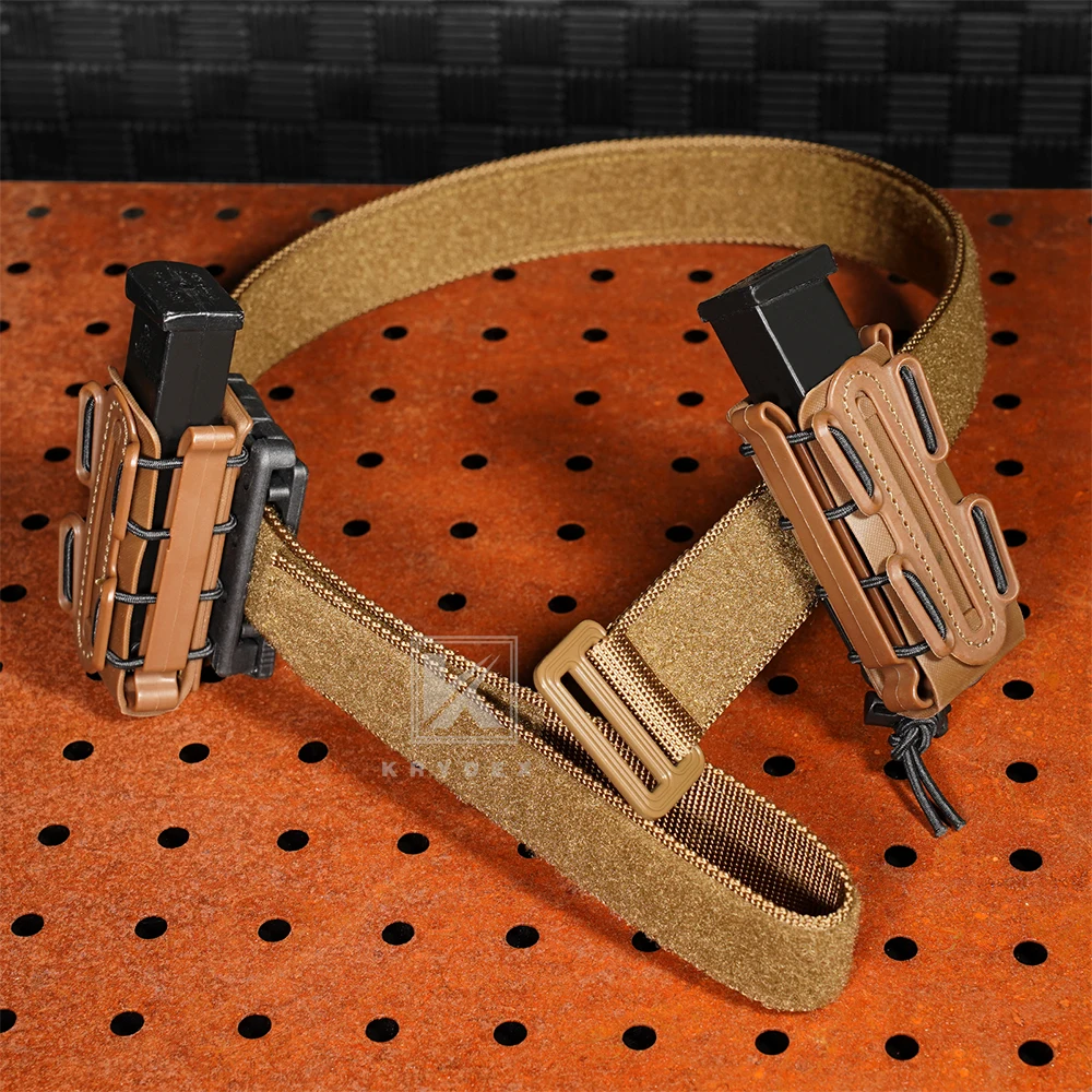 KRYDEX Tactical EDC Belt Hook & Loop Inner Belt 1.5" Nylon Duty Concealed Carry Base Belt Outdoor Men Waist Belt