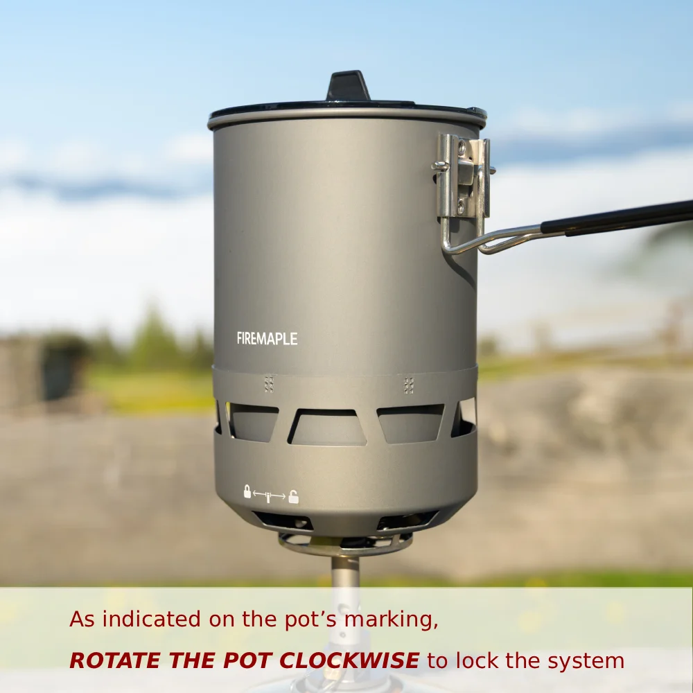 Fire-Maple Petrel Quickboil Pro System Ultralight Cooking System Portable Lightweight Outdoor Backpacking Gas Stove for Camping