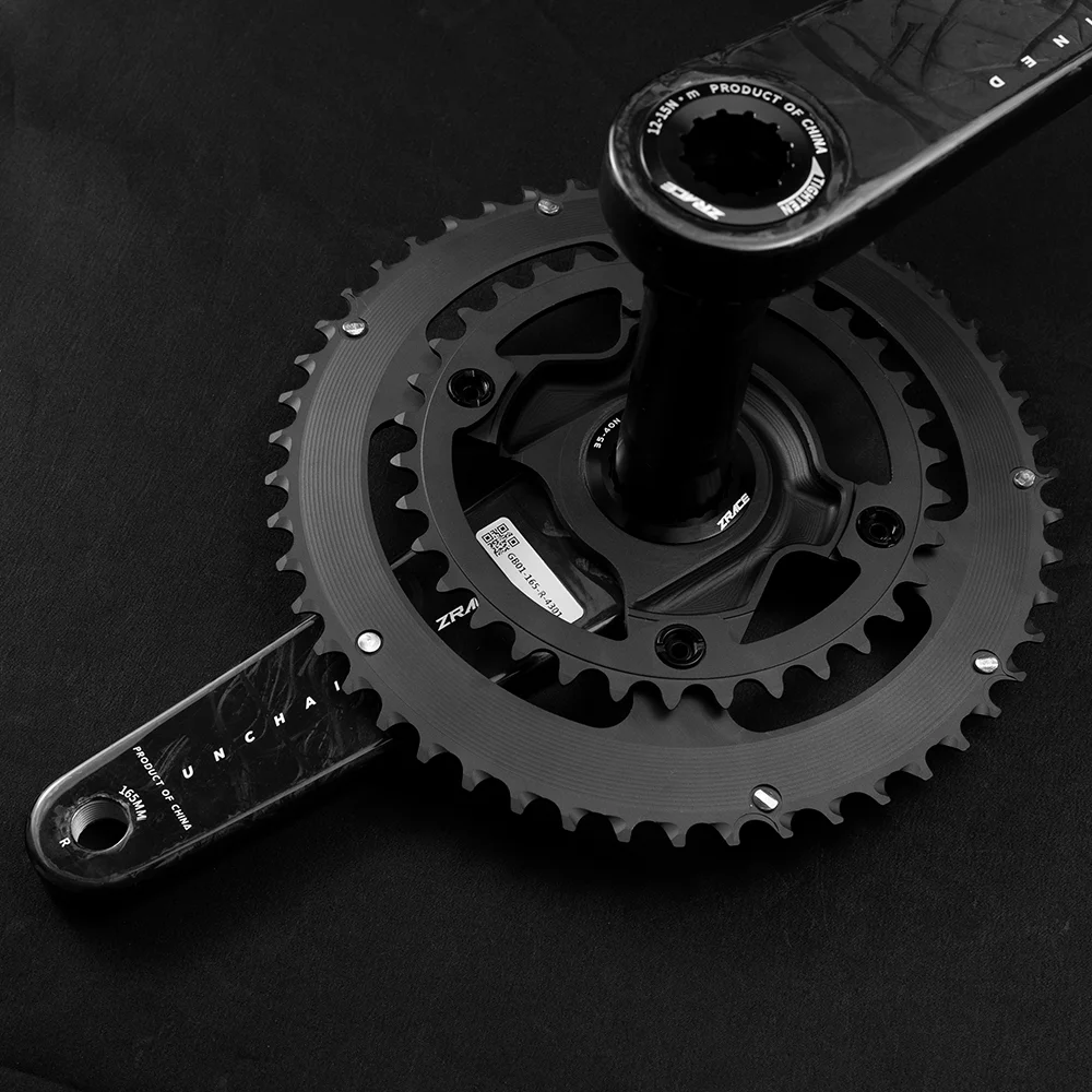 ZRACE UNCHAINED Carbon Fiber Crankset Lightweight Modular Structure Suitable for ROAD Gravel