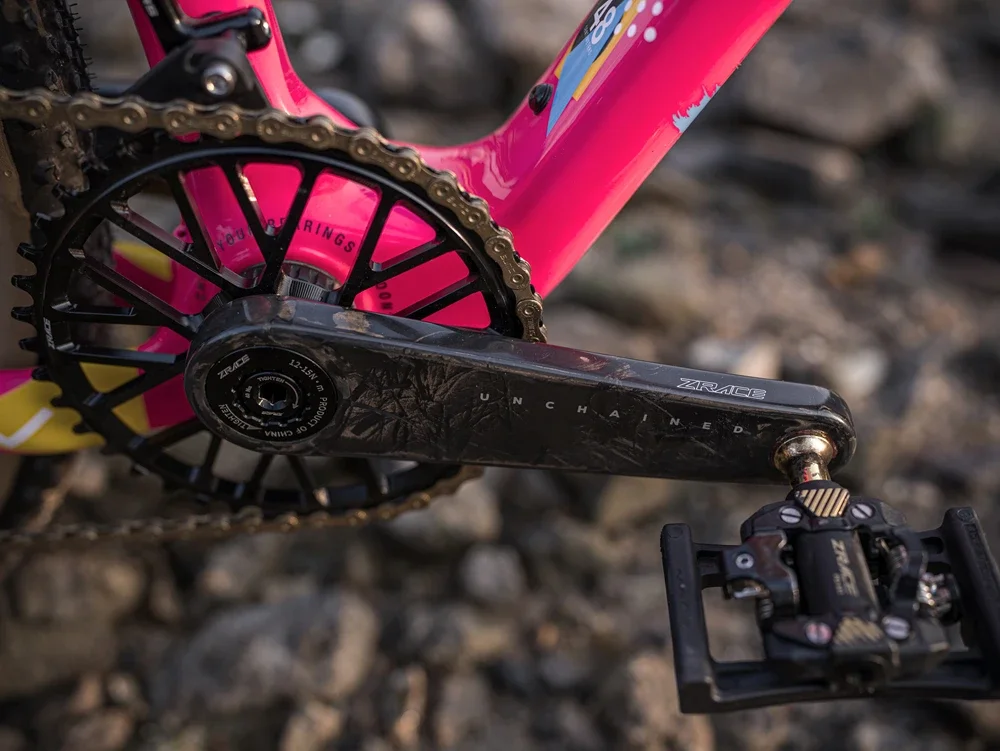 ZRACE UNCHAINED Carbon Fiber Crankset Lightweight Modular Structure Suitable for ROAD Gravel