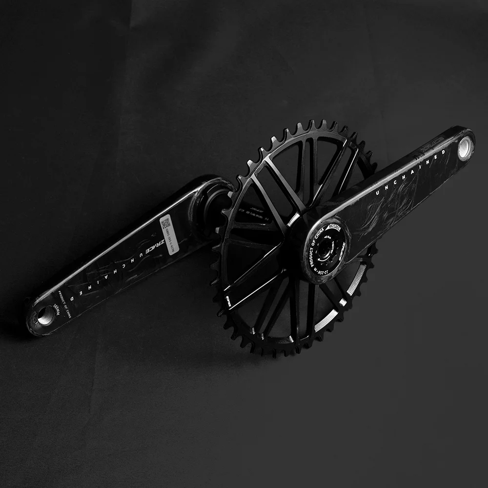 ZRACE UNCHAINED Carbon Fiber Crankset Lightweight Modular Structure Suitable for ROAD Gravel