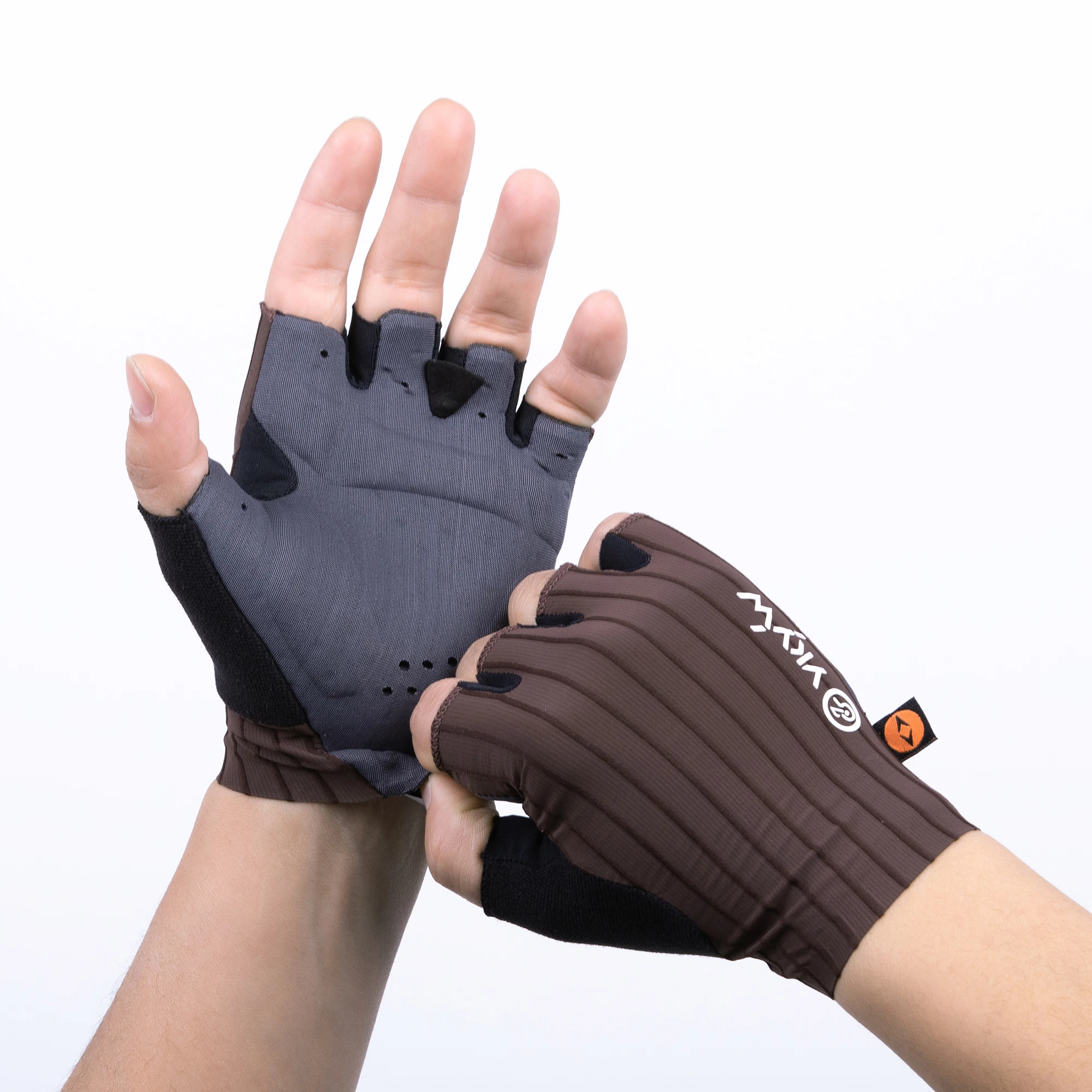 YKYWBIKE Cycling Gloves Summer Italy Interface hand Pad Shock-Absorbing Half Finger Bicycle Gloves Mountain Bike MTB Gloves