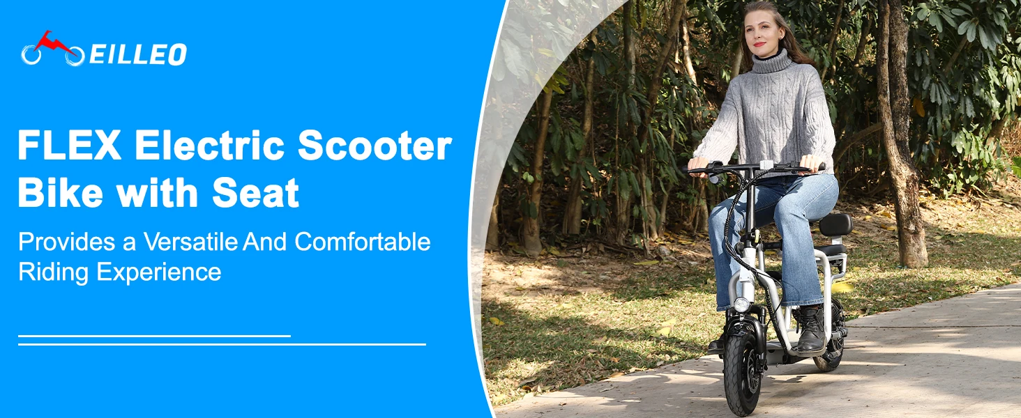 Electric Scooter with Seat for Adult,36V Electric Scooter with 500W Motor,20 Mile Range,17.4mph,e Scooters with Adjustable Seat