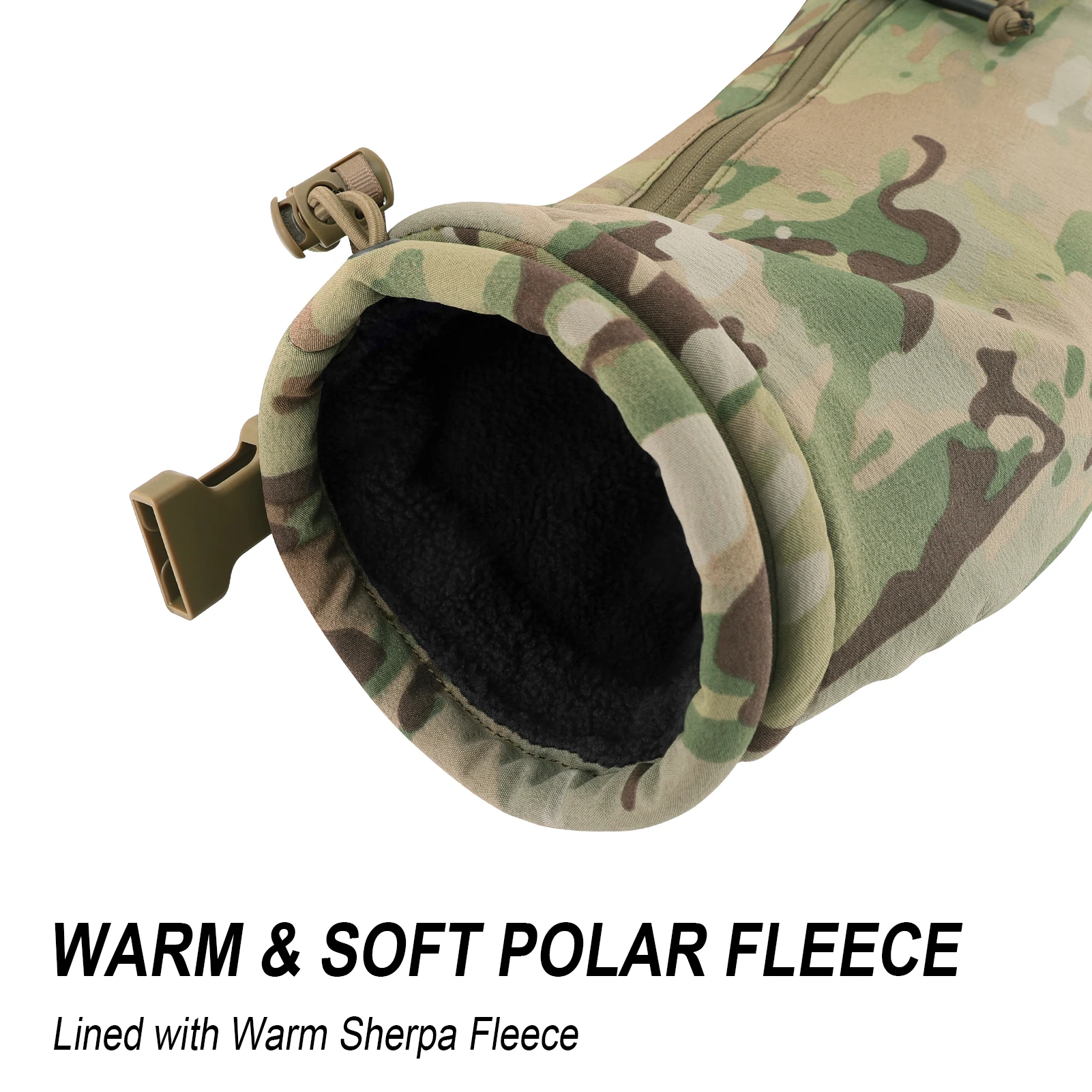 KRYDEX Hand Warmer Muff Water-Resist Hanger Waist Handwarmer Drop Pouch for Outdoor Winter Hunting Field Survival Camping Hiking