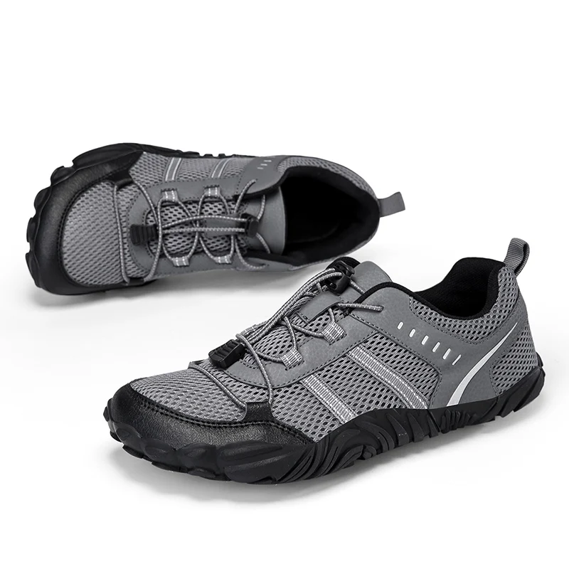 Wide Toe Box Hiking Shoes Outdoor Mountaineering Trekking Riding Camping Creek tracing Walking Sports Sneakers Big Size 48 49
