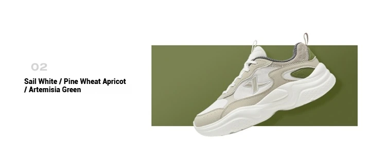 Xtep Casual Shoes For Women Breathable Cushion Street Style Shock Absorption Durability Leisure Walking Sneakers 875318320047