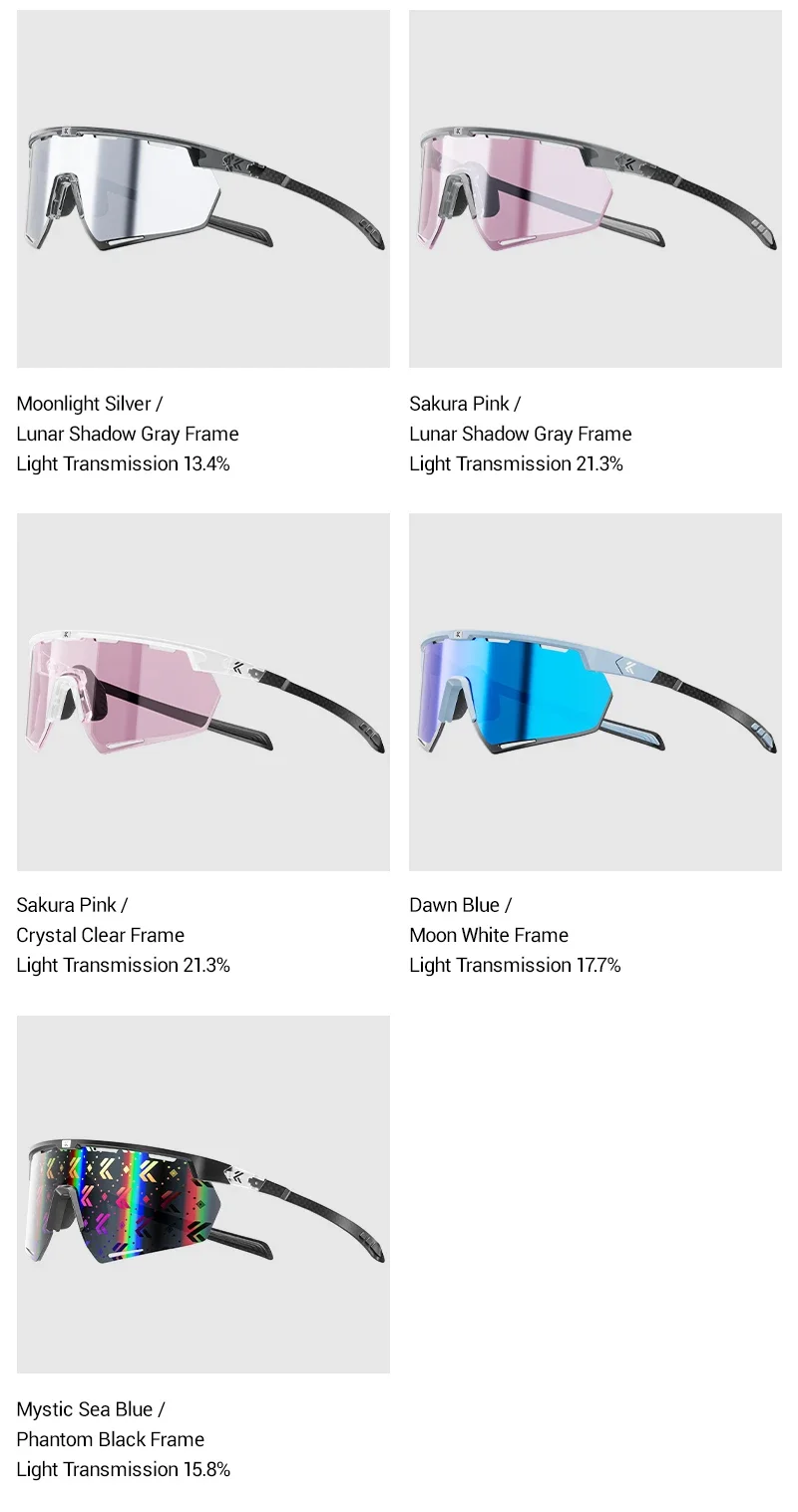 Kapvoe Lightweight Photochromic Sunglasses Real Carbon Fiber Cycling Glasses for Men UV400 MTB Bike Bicycle Sports Eyewear