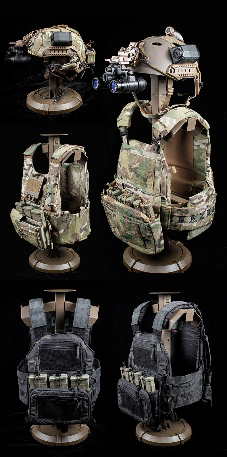 Tactical Equipment Display Stand for Body Armor/Fast Helmet/Plate Carrier/MOLLE Waist Belt Rack Hunting Holder Support 30kg