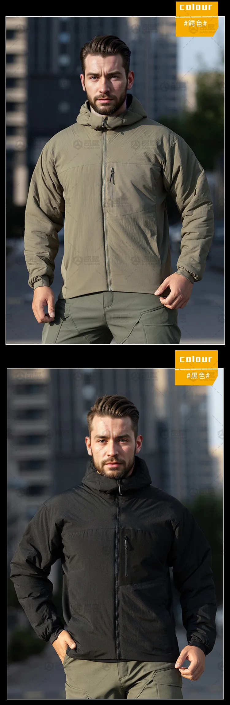 Mens Winter Warm Padded Jackets Lightweight Hooded Tactical Cotton Coat Male Outdoor Waterproof Windproof Thermal Hiking Jackets