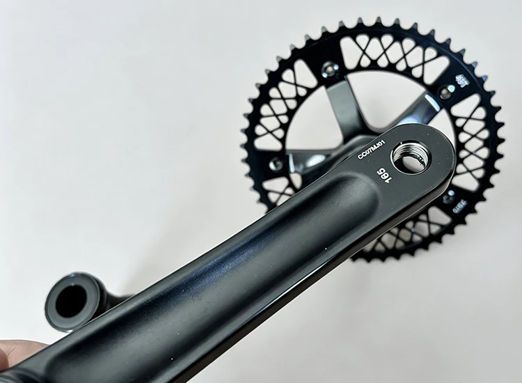 TSUNAMI Hollow Integrated Crankset 49T Chainwheel 7075 Aluminum Alloy 165mm Crank Fixed Gear Bike Parts Including B.B.