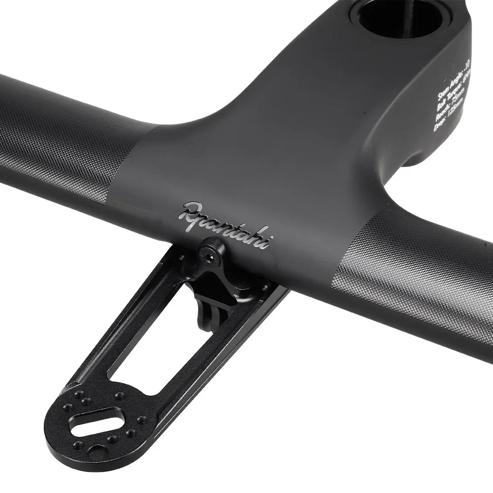 Road Bike Full Carbon Fiber -10° Integrated Cockpit OD2 Handlebar Bicycle Bent Drop Bar Racing Internal Cable Hidden Handlebar
