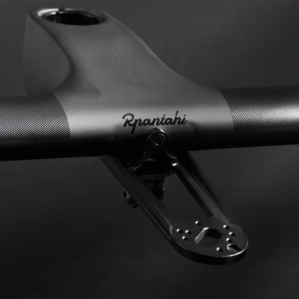 Road Bike Full Carbon Fiber -10° Integrated Cockpit OD2 Handlebar Bicycle Bent Drop Bar Racing Internal Cable Hidden Handlebar
