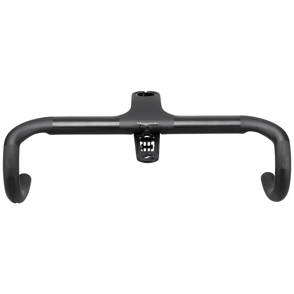 Road Bike Full Carbon Fiber -10° Integrated Cockpit OD2 Handlebar Bicycle Bent Drop Bar Racing Internal Cable Hidden Handlebar