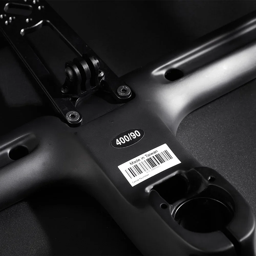 Road Bike Full Carbon Fiber -10° Integrated Cockpit OD2 Handlebar Bicycle Bent Drop Bar Racing Internal Cable Hidden Handlebar