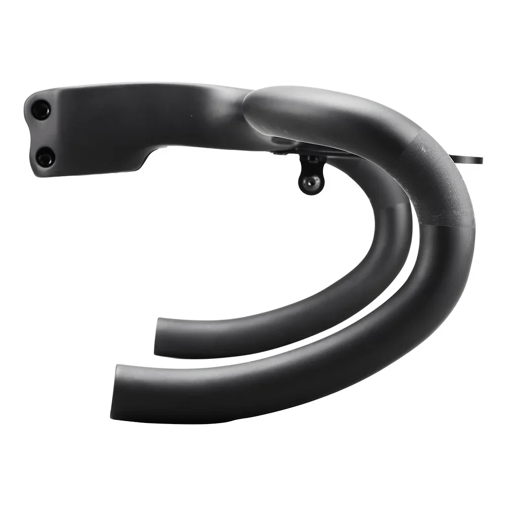 Road Bike Full Carbon Fiber -10° Integrated Cockpit OD2 Handlebar Bicycle Bent Drop Bar Racing Internal Cable Hidden Handlebar