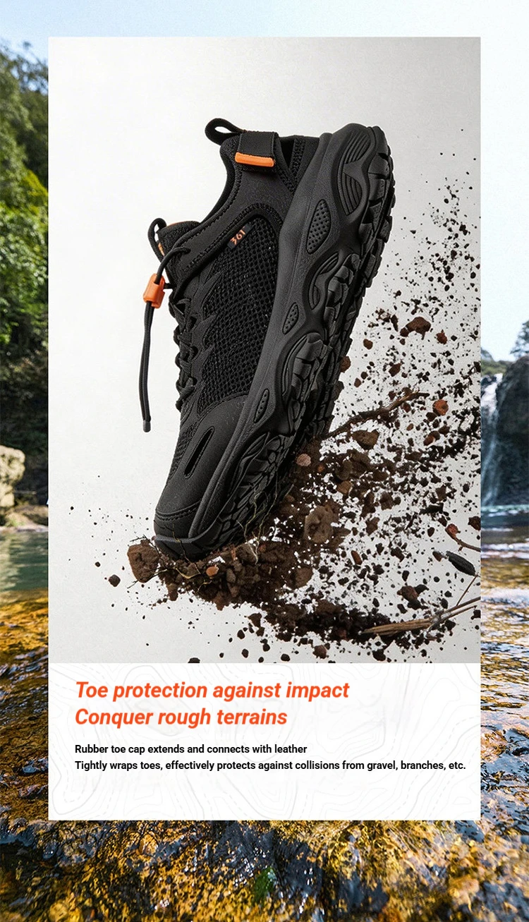 361 Degrees Men's Catfish-canyoning Shoes 2.5 Summer Air Mesh Breathable Anti-slip Outdoor Walking Fishing Male Sandal 672623303
