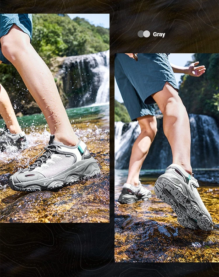 361 Degrees Men's Catfish-canyoning Shoes 2.5 Summer Air Mesh Breathable Anti-slip Outdoor Walking Fishing Male Sandal 672623303