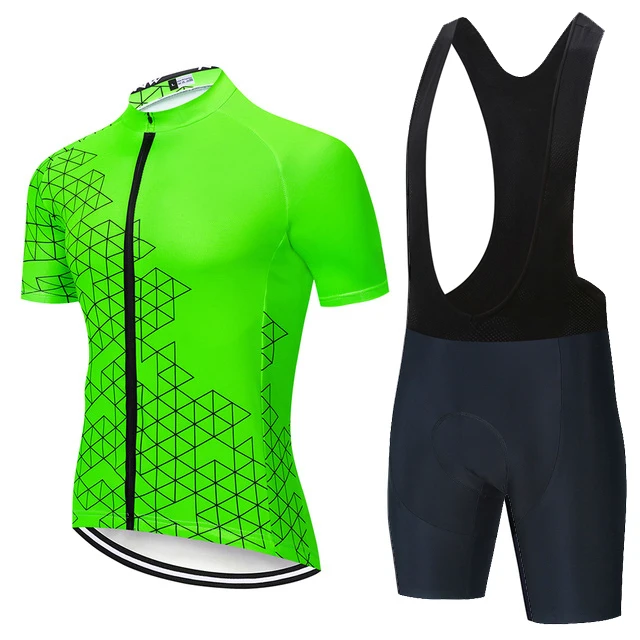 2026 New Cycling Jersey Set Classic MTB Cycling Bib Shorts Kit Reflective Custom Bike Clothes Bicycle Clothing Maillot