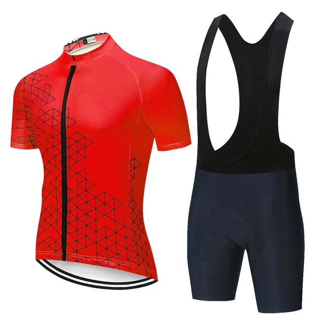 2026 New Cycling Jersey Set Classic MTB Cycling Bib Shorts Kit Reflective Custom Bike Clothes Bicycle Clothing Maillot