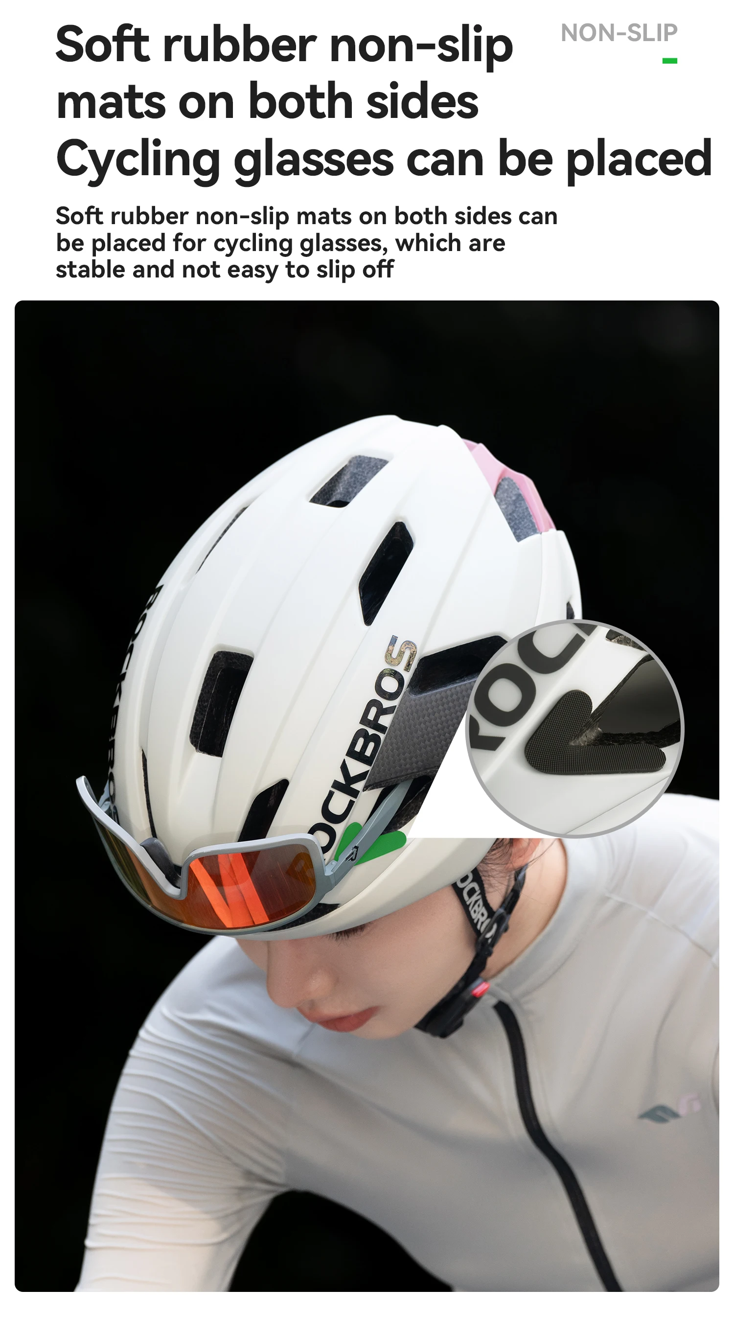 ROCKBROS Carbon Fiber Bicycle Helmet Composite Safe Cycling Helmet Men Women Intergrally-Molded High-Density Foaming Bike Helmet