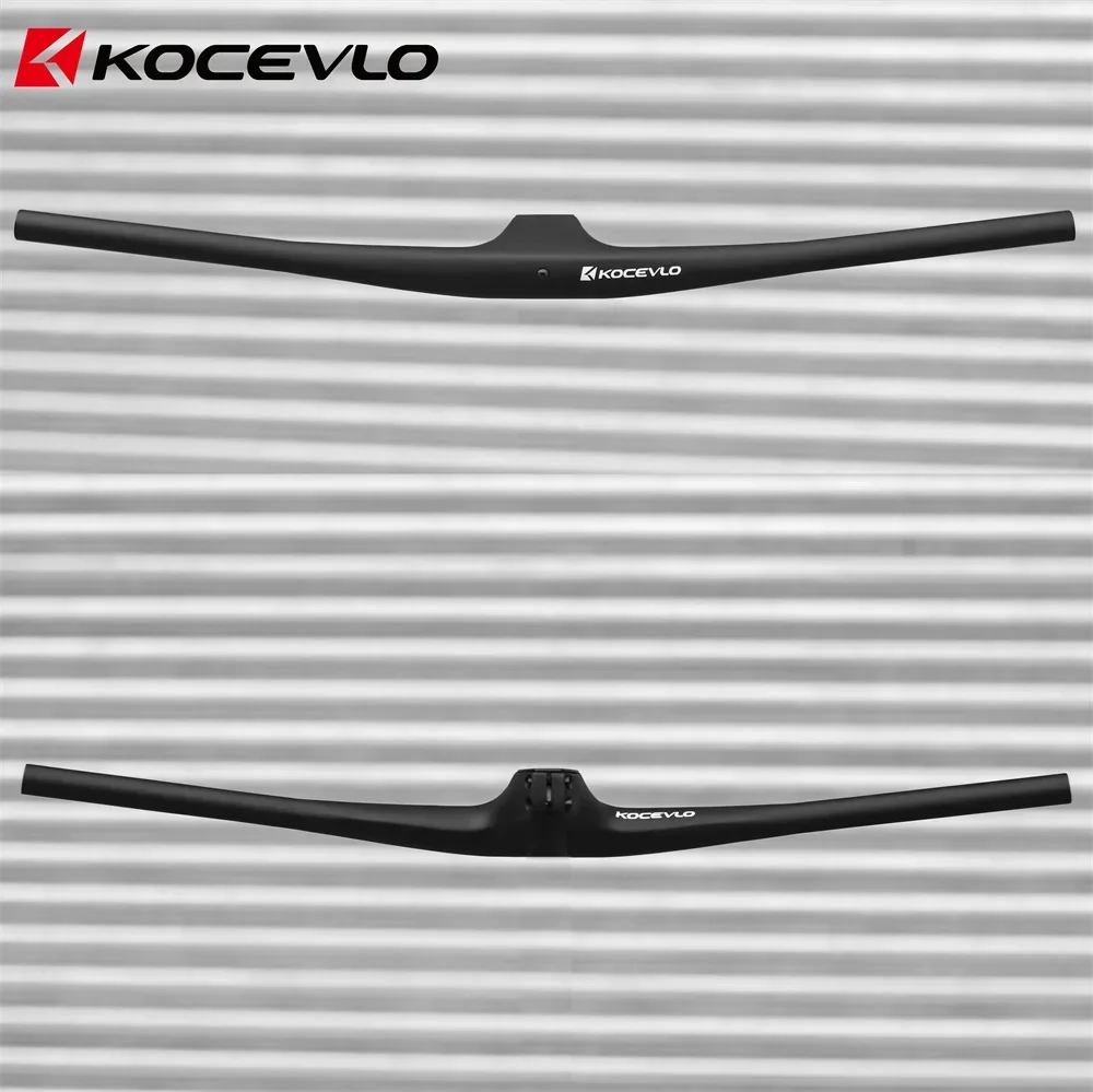 KOCEVLO MTB CARBON Handlebar Negative 17° 50-90MM For Efficient Integrated Handlebar For MTB (XC, Marathon)  740MM